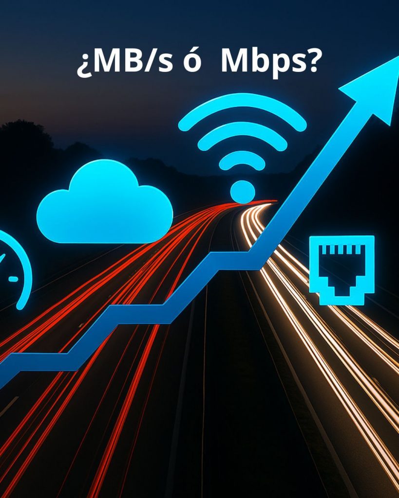 MB/s vs. Mbps: Una historia de precisión y aprendizaje en TI
