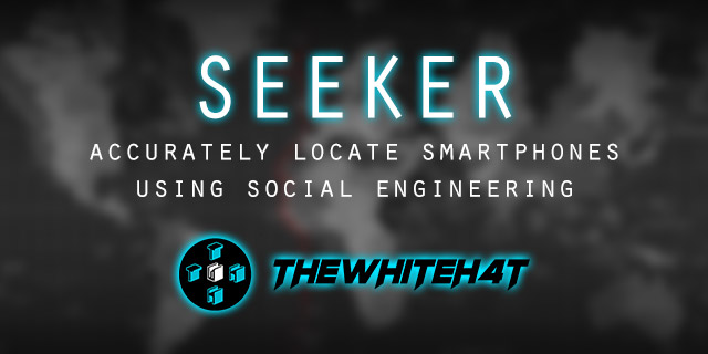 SEEKER: Localiza en tiempo real cualquier móvil con un solo clic