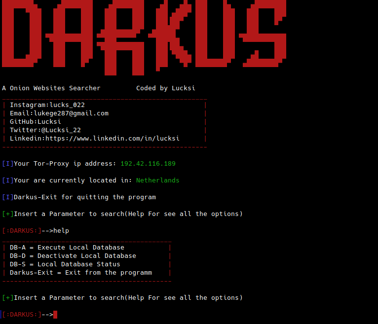 Exploración de la Dark Web con Darkus: Una herramienta para el analista moderno