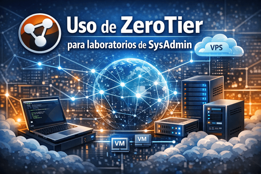 Uso de ZeroTier para laboratorios de SysAdmin